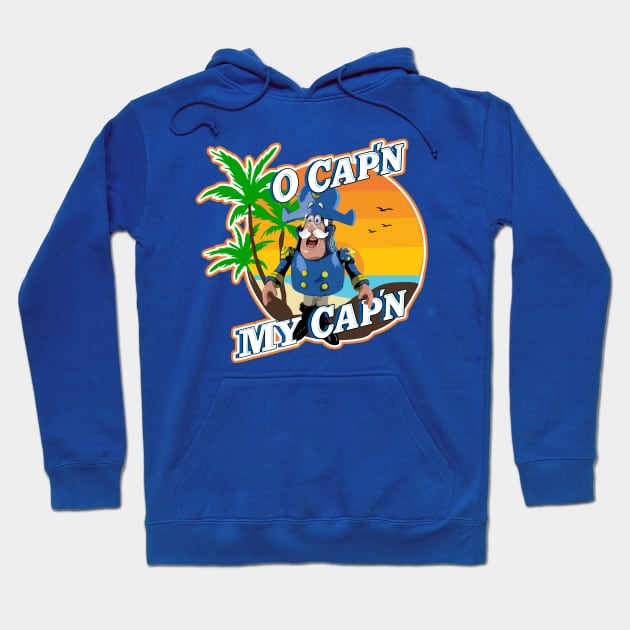 Cap'n Crunch - aka - Captain Crunch as inspired by Walt Whitman Hoodie by hauntedjack